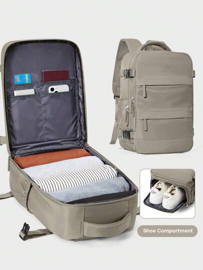 Carry On Backpack Travel Backpacks Flight Approved Large Capacity Nylon Fabric Waterproof Hiking Backpack Outdoor Computer Backpack For Travel Camping Hiking For Men And Women Gift For Mom Dad Daughter Friend New Year's Day Gift Valentine's Day Gift Travel Accessories, School Backpack