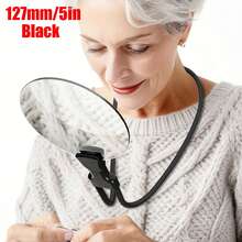 4X Magnifying Glass With 5in Diameter Magnifying Lens, Hands-Free Magnifying Glass For Reading, Adjustable Magnifier With Stand Neckwear For Seniors Low Vision When Sewing, Crafting, Cross Stitch, Inspection, Repair,For School Supplies,Back To School