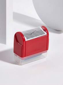 隐私保护滚轮印章，送货单地址隐私笔，防止个人信息泄露，方便的隐私和安全保护，速干印章墨水 - 提供 3 个可替换墨盒，适用于学校用品，返校