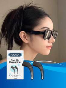 Crochets anti-dérapants pour lunettes, crochets d'oreille anti-dérapants en plastique pour le sport, accessoires de lunettes à conception stable. Sauveur anti-dérapant pour lunettes ! Installation unique, ne tombera pas même en secouant. Port stable pour le sport et l'usage quotidien. Crochets anti-dérapants pour lunettes à installation rapide, en matériau de silicone super élastique, confortable et ajusté sans blesser les oreilles.
