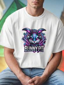 BUNNY PIT T Shirt Uomo Moda Casual Confortevole Leggero Ideale per Sport Tempo Libero Offerta Esclusiva Nuova Collezione Acquista Subito