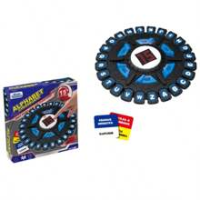 Prezent na Halloween, prezent na Boże Narodzenie, hiszpańska gra planszowa z szalonymi literami, interaktywna gra planszowa do burzy mózgów, niebiesko-czarna, zabawna plansza do wyzwania z literami w języku angielskim, niebiesko-czarna, dźwiękowo-światłowa gra w angielskie litery, szachy, hiszpańsko-angielska gra imprezowa, edukacyjna rozrywka, łamigłówka, angażująca rozgrywka, kolorowe płytki z literami, plansza premium, starannie wykonane komponenty, gra dźwiękowo-świetlna, gra słowna, nauka języków obcych, gra grupowa