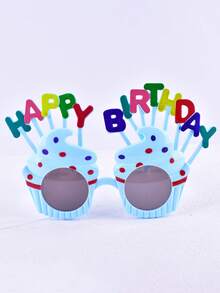 1 套派对道具 - 眼镜、趣味蛋糕和引言主题派对眼镜，适合拍照、派对、聚会、搞笑自拍道具、生日太阳镜 - 粉色 - 查看 6