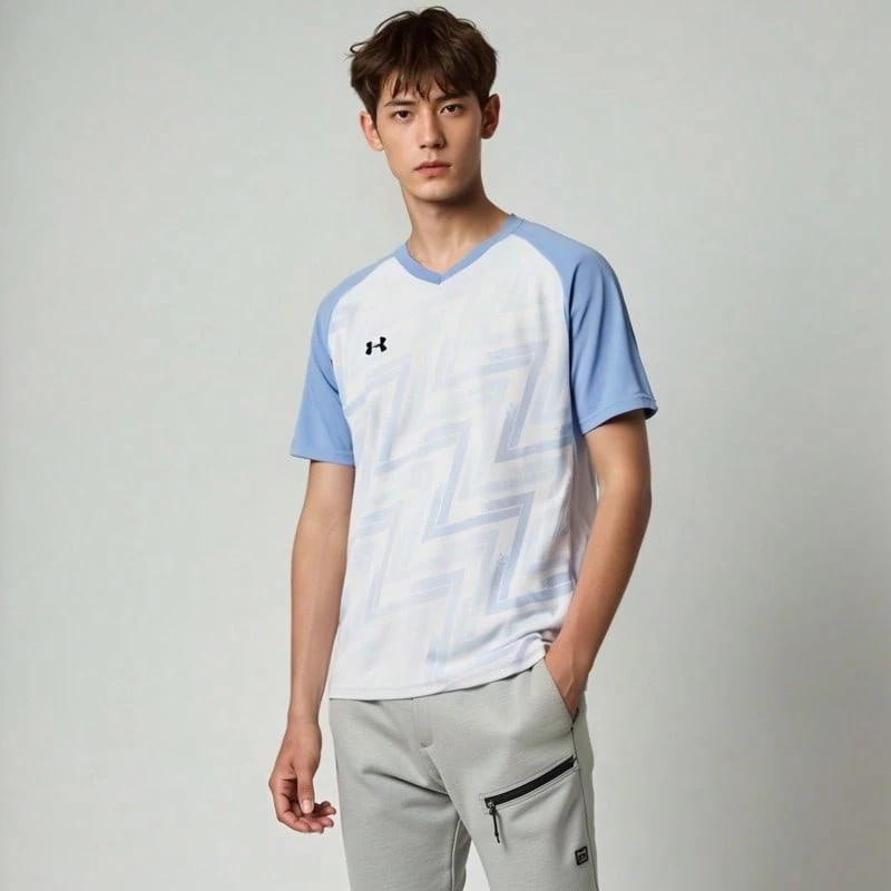 Under Armour Men's Comfortable Breathable Mesh Sports Knit Short Sleeve T-Shirt, 25500520-100 - White - View 1