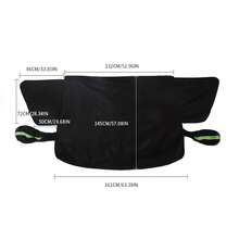 2025 Best-Selling Luxury Car Snow Cover - Heavy-Duty Winter Windshield Protector Magnetic Attachment For Easy Installation Effectively Resists Snowstorms, Frost, And Accumulated Snow Also Provides Sun Protection To Prevent Interior Sun Damage Enhances Interior Maintenance - 黑色 - 查看 3