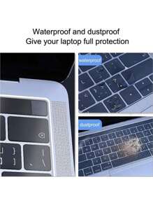1 Protector universal de teclado de silicona, apto para portátiles de 3 pulgadas a 15,6 pulgadas (aproximadamente 33.0 cm a 39.6 cm), protector de teclado de silicona ultradelgado, impermeable y a prueba de polvo (15 pulgadas a 17,3 pulgadas (aproximadamente 38.1-43.9 cm) Protector de teclado de portátil universal)