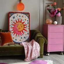 1 Pc Wall Art Sun And Moon Print, Celestial Kissing Poster, Boho Bedroom Decor, Astrology Wall Art, Dorm Living Room Nursery Gift Idea-Canvas Painting Art Summer VacationCanvas Painting - For Home Decor Enthusiasts - Room Decoration Decor For Home Gifts, Living Room, Bathroom, Bedroom,Kitchen (No Frame)/Framed - Multicolor - View 13