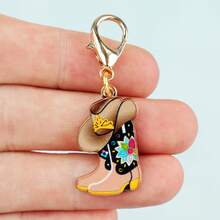 12pcs/24pcs Western Cowboy Hat & Boot Alloy Keychains ,Western-Themed Gifts For Birthday, Friendship, Party Favors, Bag Charms,Mini Keychain For Men And Women. Bag Accessories Lanyards With Id Holder Car Accessories