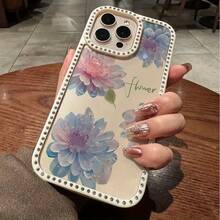 Funda para teléfono 1PC Teléfono Bling de Doble Cara, Parte Trasera Dura Suave a Prueba de Golpes, Multicapa, TPU + PC, Compatible con 16/15/14/13/12/11 Pro/Plus - Blanco - Ver 4