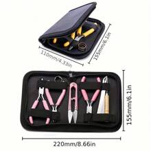 3 件套高品质碳钢珠宝钳套装，适用于 DIY 串珠和手工制作