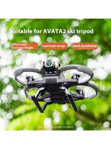 For Avata2 Tripod Heightened Landing Gear Crossing Machine Sled Folding Protector Accessory