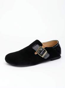 Women's Flat Slip-On Shoes, Spring/Summer New Soft Comfortable Round Toe Casual Loafers, Lightweight Design For Daily Wear, Suitable As Halloween Or Mother's Day Gift