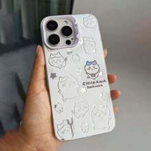 Chikawa Anime Hachi Honeybee Phone Case For IPhone 16 15 14 13 12 11 XS XR X 8 7promax Plus Cases - 黑色 - 查看 3