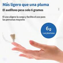 2PCS Audífonos intraauriculares duraderos y de alta calidad para personas con discapacidad auditiva - Caqui - Ver 3