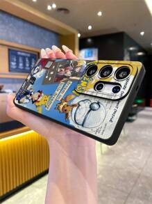 pokemon 1 pieza Funda de teléfono suave minimalista de Pokémon, compatible con OPPO/GalaxyS22/S23/S24Ultra, funda protectora suave y a prueba de impactos con diseño original hecho a mano, regalo para la novia, presente de vacaciones
