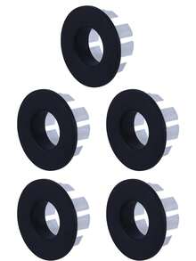 1/5 piezas Cubierta de estilo vintage para el rebosadero del lavabo del baño, cubierta decorativa del desagüe para el lavabo - Dorado - Ver 14