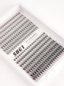 280pcs Classic 10D/20D Suitable For Beginners, DIY False Eyelashes, Long Individual Lashes, Mink Fur Cluster Eyelash Extensions Lash Clusters, Eyelash Clusters, Individual Eyelashes, Lashes, Fake Lashes - Black - View 4