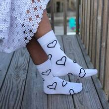3 Pair Colorful Funky Patterned Women's Crew Dress Socks - Big Polka - View 5