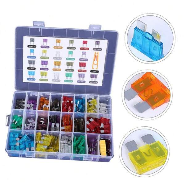 300Pcs De Fusíveis Para Carros Com Lâmina O De Inserção Auto Acessório 2-40A