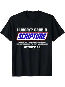 Funny Scripture Gifts, Bible Verse, Famous Scriptures, Quote T-Shirt - màu đen - Xem 2