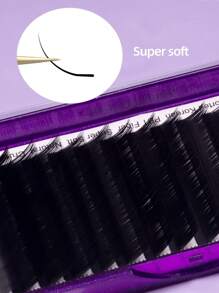 L M(LU) LJ LB LC LD Fuchs Katze Augenlinien-Effekt Kaschmir 12 Reihen Soft Dark Volume Classic Wimpernverlängerungen 8-15mm 0,07 Einzelwimpern Super Soft Matt Schwarze Seide Wimpernverlängerungszubehör für Schönheitssalons Neue Ankunft Wimpernbüschel, Wimpernbüschel, Einzelwimpern, Wimpern, Falsche Wimpern