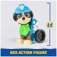 Spin Master Official  Dinosaur Rescue Truck Toy, Includes Collectible Action Figure, Ideal Holiday Gift For Children 3+ Years Old - REX - View 2