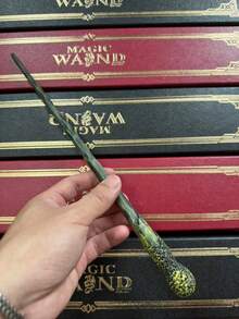 1pc Magic Wand,Many Kind Of Magic Wands Christmas Decoration Halloween Decoration ,Cosplay Magic Wands Metal/Iron Core Magic Toy Wand Gift, Wizard Wand Stage Show Wand Movie Simulation Stick Gift, The Perfect Gift For Halloween