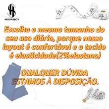 Kit 3 Men's Black Medium Dark Jeans Laicra Slim Basic Casual Premium Direct From The Factory With Elastane - 彩色 - 查看 3