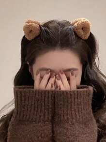 Hair Clips Claw Clips 2PCS Cute Plush Cat Ear Hair Clip, Soft And Sweet Autumn And Winter Ladies And Girls Hair Accessories, School Stuff, College Autumn Accessories