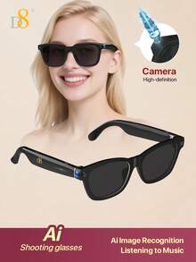 D8 人工智能翻译智能眼镜,带人工智能翻译的智能眼镜,支持 110 多种语言,扬声器太阳镜,带音乐播放和免提通话功能的音频眼镜,内置麦克风和扬声器的男女多功能耳机眼镜,智能无线耳机太阳镜,男女通用,开放式耳机,运动/户外紫外线防护和语音控制,会议贸易业务 - 彩色 - 查看 14