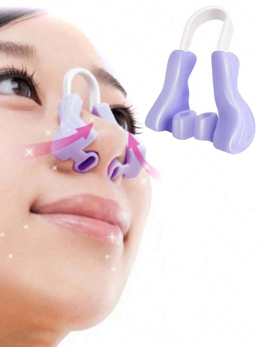 可调节鼻夹 - 透明鼻夹 - 可重复使用，无香料，无需电池，适用于多种场景，提升美观度和舒适度 - 彩色 - 查看 1