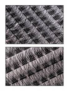 144pcs Cluster Lashes 9-16mm Wispy Individual Lashes Natural Look Lashes Fluffy Cluster Lashes DIY Eyelash Extension