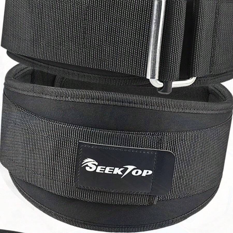 Seektop Weight Lifting Belt AUTO LOCK For M And Wom 6 Inch Gym Weightlifting Belt Padded Back Support Sweat Resistant Training Weightlifting Belt For Squats Deadlift Lunge Cross Training - Large - View 1