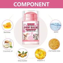 2 pièces de crème de protection pour les coussinets des pattes de chien et de chat, protecteur de coussinets léchable, convient aux chiens et aux chats, hydratant pour les coussinets des pattes, le nez et les coudes, protection hivernale, répare les gerçures, crème léchable pour animaux de compagnie.