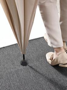 1 tấm thảm chùi chân hình học sọc xám/khaki cổ điển, thảm lối vào trong nhà ngoài trời bền, dễ vệ sinh, thích hợp cho sân trong, trong nhà, ngoài trời, hành lang, trang trí sân vườn, thảm lối vào bằng vải nhung dày, trang trí phòng tắm, nhà bếp - Xám - Xem 7