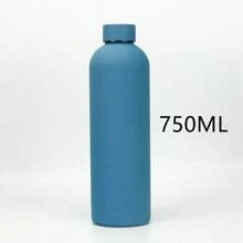 Taza de boca estrecha de acero inoxidable estilo estadounidense de 17/25oz500/750ml, botella de agua aislada al vacío portátil, termo deportivo con gran capacidad para senderismo y escalada, ideal para fiestas y regalos, de vuelta al colegio
