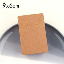 10/50/100pcs Earring & Necklace Display Cards, Jewelry Packaging Cards - Multicolor - View 2