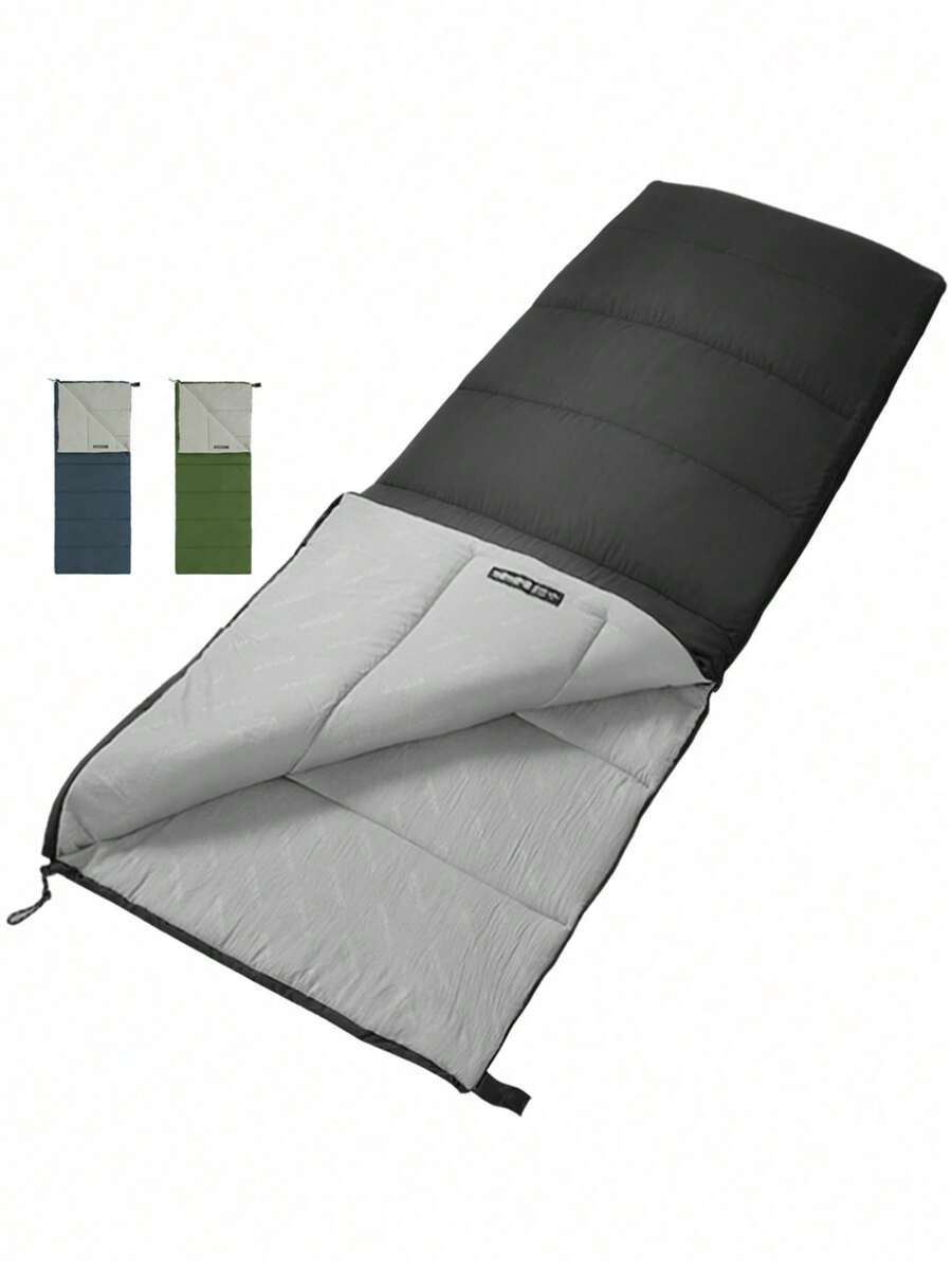 Naturehike Portable Envelope-Style Cotton Sleeping Bag For Outdoor Camping - Multicolor - View 1