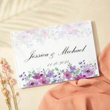 Personalisiertes weißes, grünes, rosa Hochzeitsgästebuch, individuelles Gästebuch, Verlobungsempfangs-Unterschriftenbuch, Hochzeitsjahrestags-Buch, Bridal-Shower-Geschenk, multifunktional, ornamental, wiederverwendbar, exquisit, stilvolle, hochwertige, farbige, moderne, individuelle, einzigartige, ideale Geschenke für ihn, ideale Geschenke für sie, Freund, Vater, Freundin, Mutter, Familie, Freunde, Teeraum, Zuhause, Garten, Büro, für Jahrestage, für Valentinstag, für Muttertag, für Geburtstage, für Vatertag, für Abschluss, für Hochzeiten, für Einweihung