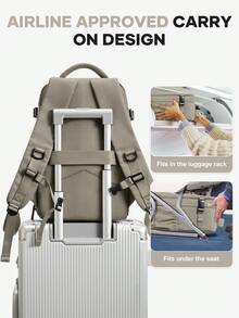 大容量防水尼龙旅行背包，适合徒步旅行、露营、户外活动、携带笔记本电脑、旅行，是送给妈妈、爸爸、女儿、朋友的理想新年、情人节礼物。