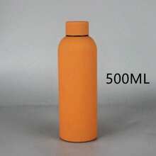 Taza de boca estrecha de acero inoxidable estilo estadounidense de 17/25oz500/750ml, botella de agua aislada al vacío portátil, termo deportivo con gran capacidad para senderismo y escalada, ideal para fiestas y regalos, de vuelta al colegio