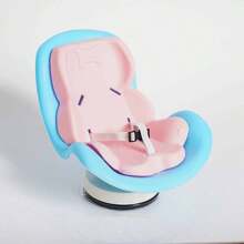 Auto Lüftungsclip Dekoration, kompatibel mit Labubu, Puppenautositz Puppenhaus Zubehör mit Gurt Puppenzubehör