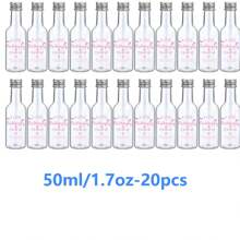 5/20/60/100PCS Mini Liquor Bottles – Versatile & Portable Plastic Containers With Airtight Seal For Spirits, Juices & Sauces – Leak-Proof, Shatterproof Plastic Mini Bottles With Airtight Latch Caps: 0.85oz/1.7oz/3.3oz/5oz Reusable Hand Washable Containers For Food Contact, Party & Wedding Favors Thanksgiving, Halloween, And Christmas Are Applicable