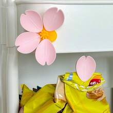 Cherry Blossom Magnetic Refrigerator Clip, Anti-Mold, Beautiful Flower Design Refrigerator Seal Clip - Pink - View 6