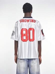 MT99 Sudadera deportiva de cuello en V MT99, con alta elasticidad y sin deformación, de manga corta en color blanco, con diseño estilizante de moda para ropa deportiva