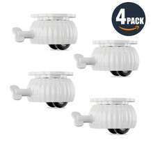 4Pcs/Set 360° Rotation Mute Furniture Casters Wheels Load-Bearing Universal Wheel Self-Adhesive Swivel Caster Roller For Cabinet