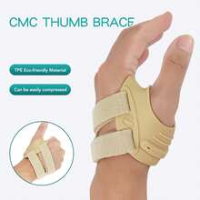 1PC Thumb Brace For Joint Pain,CMC Joint Thumb Arthritis Brace, Thumb Splint For Osteoarthritis, Tendonitis, Arthritis Relief, Thumb Support Brace, CMC Joint Stabilizer Orthosis - 灰色-左手 - 查看 4
