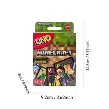 Mattel Games UNO ，112 张卡牌收藏卡牌，适合家庭游戏之夜的纸牌游戏，可用作旅行游戏，适合 2 至 10 名儿童的有趣礼物，适合 7 岁及以上儿童，FPD61 - FPD61 - 查看 7