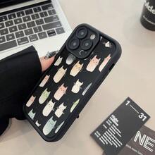 Funda para teléfono con diseño único de escalera para ojos, moderna y completa, antideslizante y anticaídas, de TPU suave, compatible con phone 11, 12, 13, 14, 15, 16 Pro y Pro Plus. Diseño moderno y novedoso. - Colores mixtos 1 - Ver 3