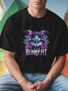 BUNNY PIT T Shirt Uomo Moda Casual Confortevole Leggero Ideale per Sport Tempo Libero Offerta Esclusiva Nuova Collezione Acquista Subito